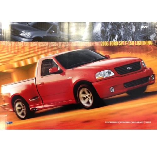 2003 Ford SVT Lightning Poster - Ford Show Parts